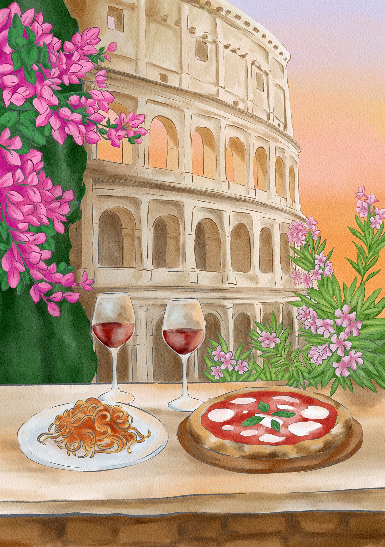 Dinner in Rome